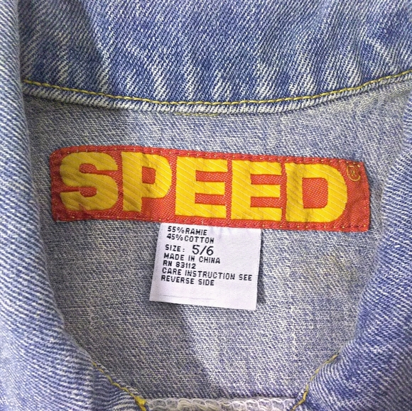 Miss Juli Speed Denim Vest Size: 5/6 - Picture 3 of 6